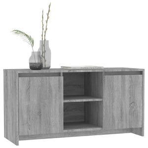 Έπιπλο Τηλεόρασης Γκρι Sonoma 102x37,5x52,5 εκ. από Επεξ. Ξύλο - Pakobazaar