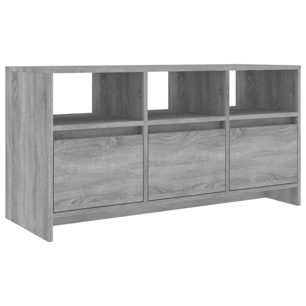 Έπιπλο Τηλεόρασης Γκρι Sonoma 102x37,5x52,5 εκ. από Επεξ. Ξύλο