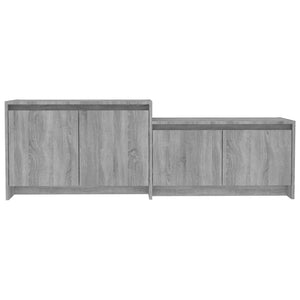 Έπιπλο Τηλεόρασης Γκρι Sonoma 146,5x35x50 εκ. Επεξεργ. Ξύλο