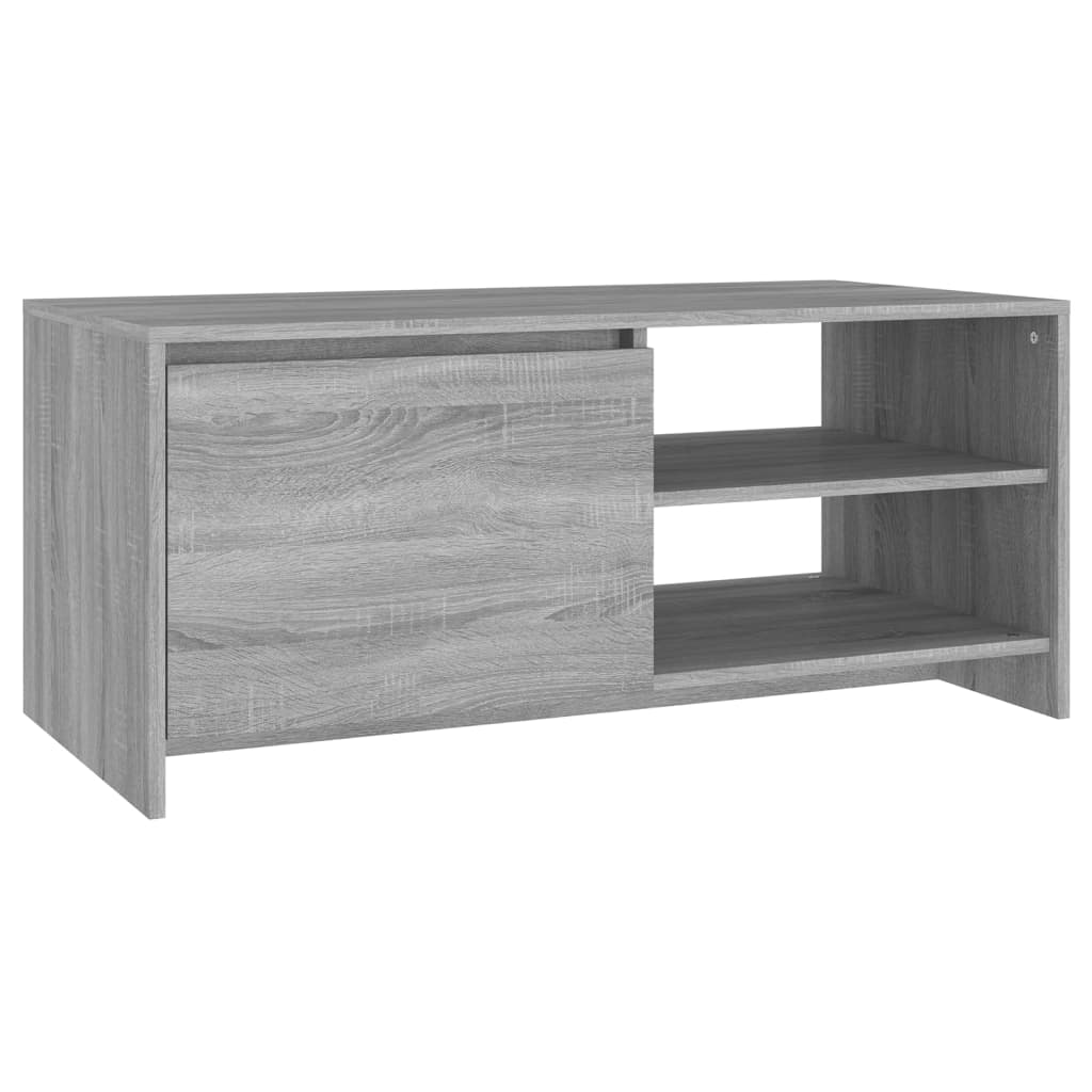 Τραπεζάκι Σαλονιού Γκρι Sonoma 102x50x45 εκ. Επεξεργασμένο Ξύλο