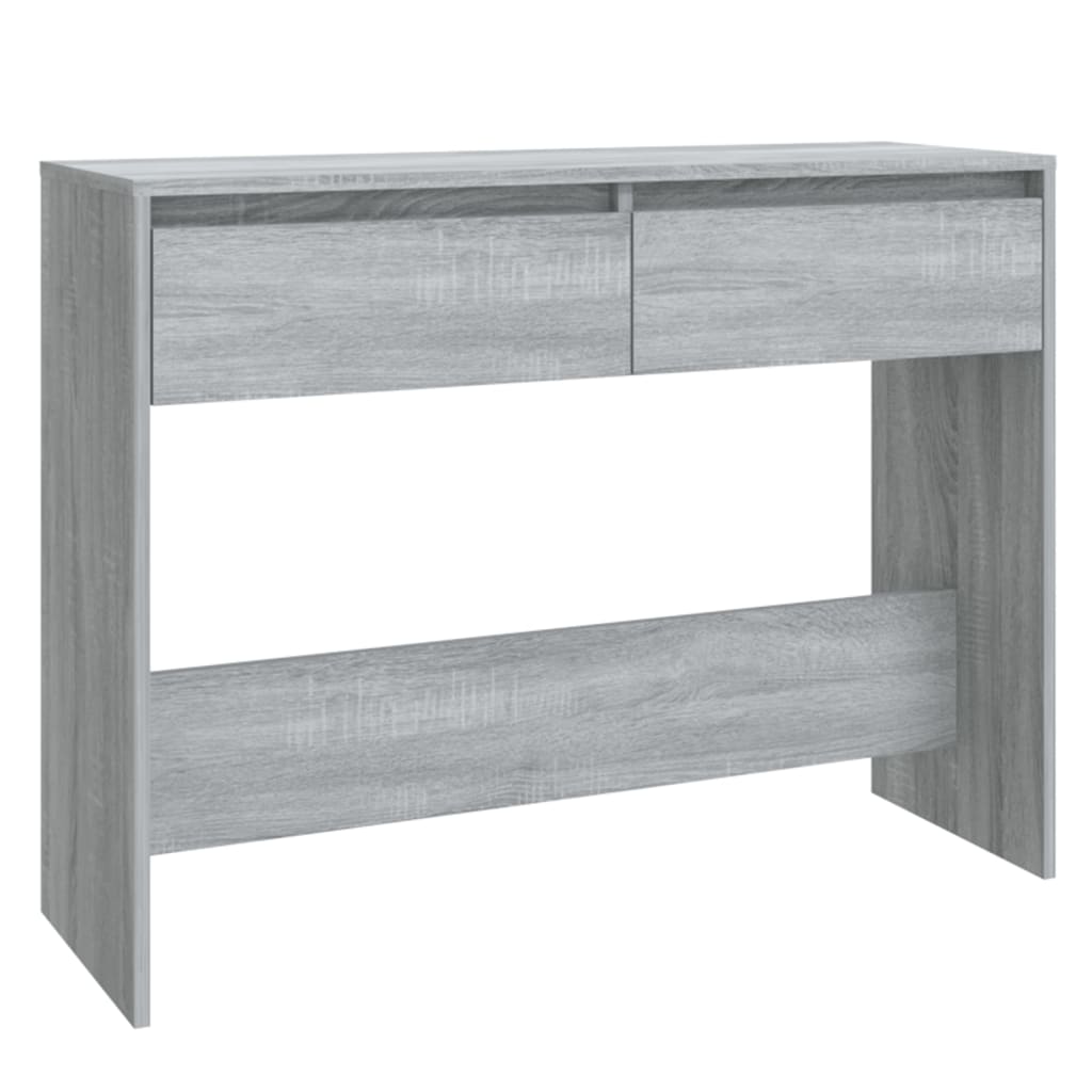 Τραπέζι Κονσόλα Γκρι Sonoma 100x35x76,5 εκ. Επεξεργ. Ξύλο - Pakobazaar