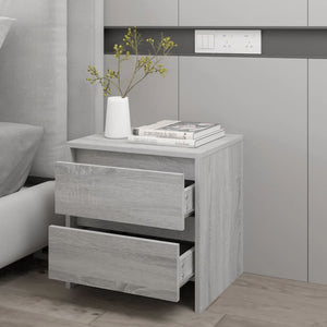 Κομοδίνο Γκρι Sonoma 45 x 34,5 x 44,5 εκ. από Μοριοσανίδα