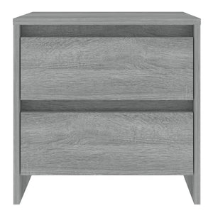 Κομοδίνα 2 τεμ. Γκρι Sonoma 45 x 34,5 x 44,5 εκ. Μοριοσανίδα