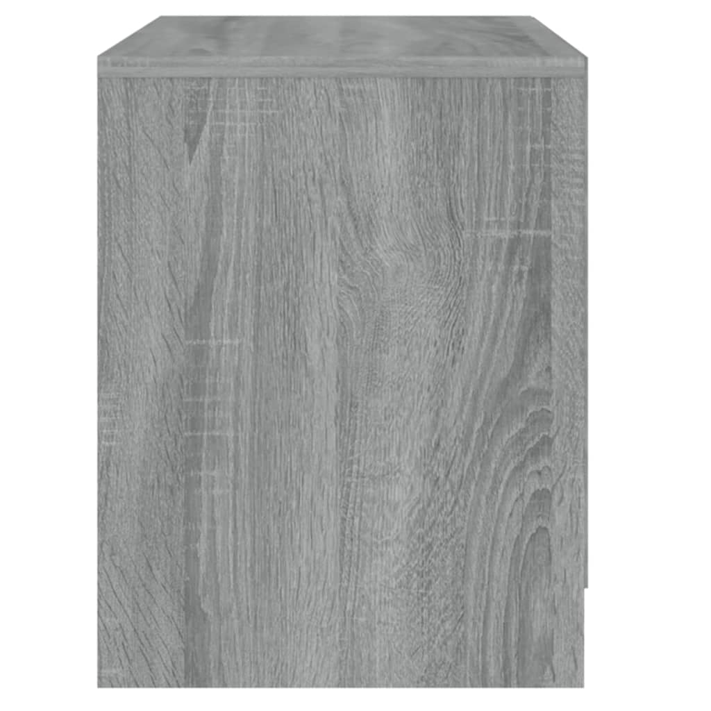 Κομοδίνα 2 τεμ. Γκρι Sonoma 45 x 34,5 x 44,5 εκ. Μοριοσανίδα