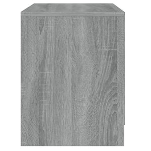 Κομοδίνα 2 τεμ. Γκρι Sonoma 45 x 34,5 x 44,5 εκ. Μοριοσανίδα