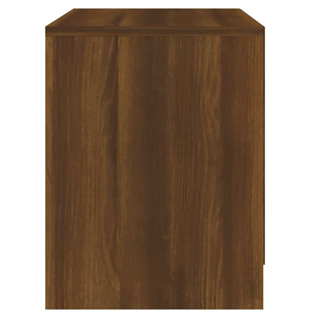 Κομοδίνο Καφέ Δρυς 45 x 34,5 x 44,5 εκ. από Μοριοσανίδα