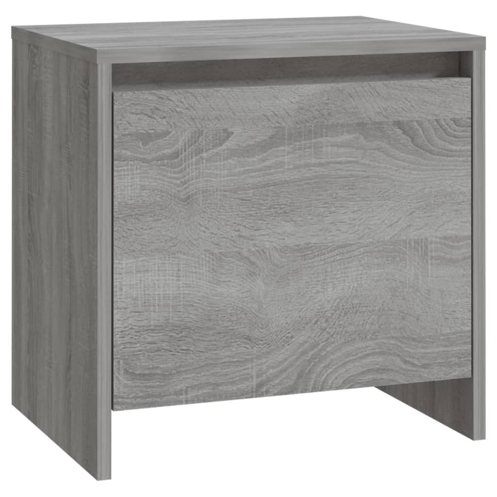 Κομοδίνο Γκρι Sonoma 45x34x44,5 εκ. από Επεξεργασμένο Ξύλο