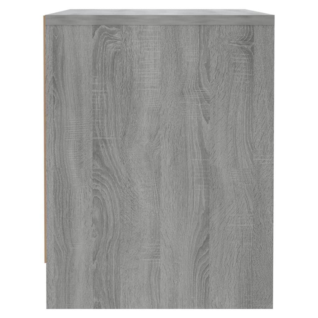 Κομοδίνο Γκρι Sonoma 45x34x44,5 εκ. από Επεξεργασμένο Ξύλο