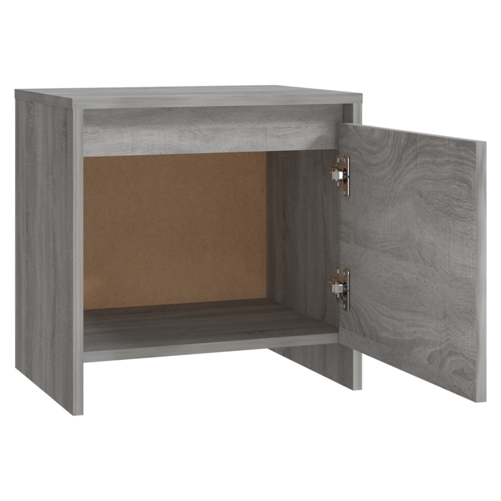 Κομοδίνο Γκρι Sonoma 45x34x44,5 εκ. από Επεξεργασμένο Ξύλο
