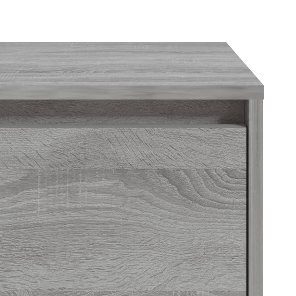Κομοδίνο Γκρι Sonoma 45x34x44,5 εκ. από Επεξεργασμένο Ξύλο