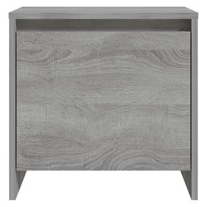 Κομοδίνα 2 τεμ. Γκρι Sonoma 45x34x44,5 εκ. από Επεξ. Ξύλο