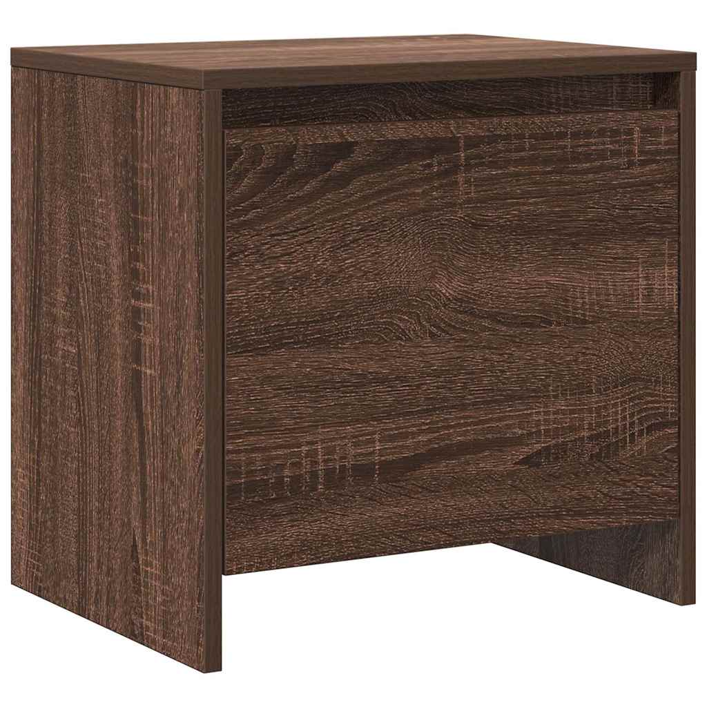 Κομοδίνα 2 τεμ Καφέ Δρυς 45 x 34 x 44,5 εκ. από Μοριοσανίδα