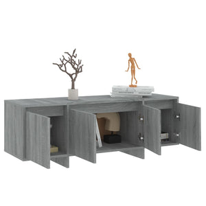 Έπιπλο Τηλεόρασης Γκρι Sonoma 120x30x40,5 εκ. από Μοριοσανίδα