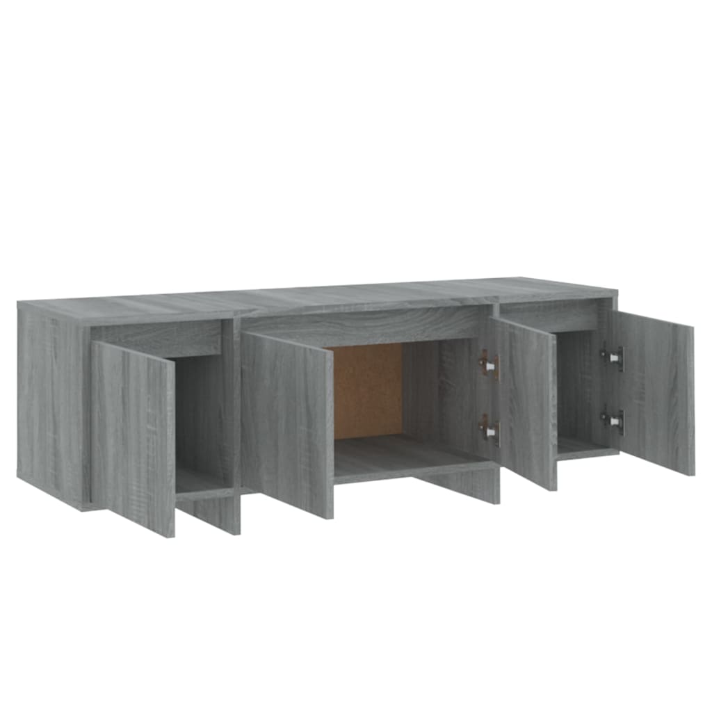Έπιπλο Τηλεόρασης Γκρι Sonoma 120x30x40,5 εκ. από Μοριοσανίδα