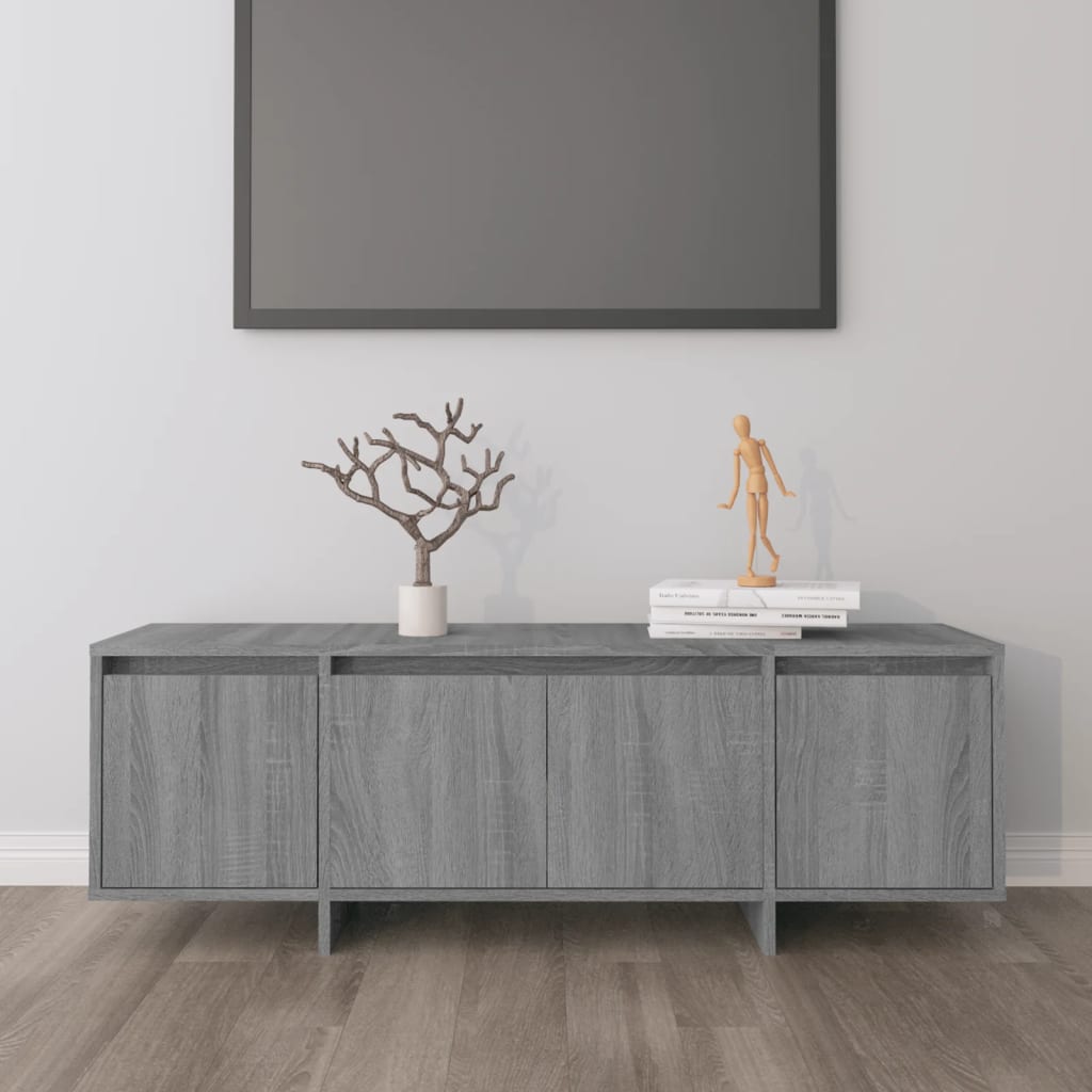 Έπιπλο Τηλεόρασης Γκρι Sonoma 120x30x40,5 εκ. από Μοριοσανίδα