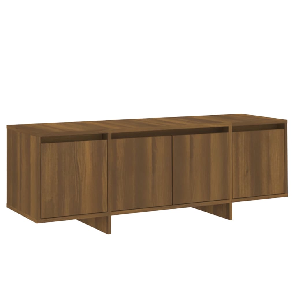 Έπιπλο Τηλεόρασης Καφέ Δρυς 120x30x40,5 εκ. Επεξ. Ξύλο - Pakobazaar