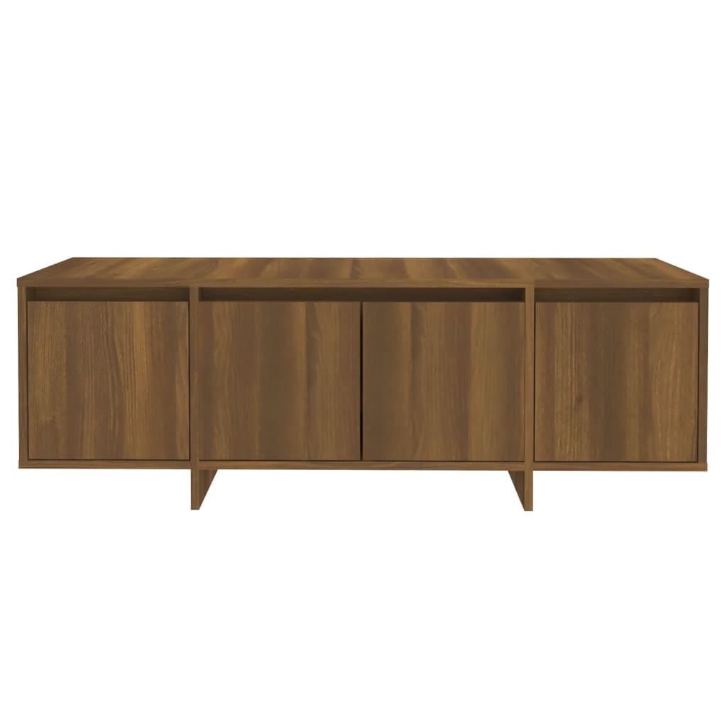 Έπιπλο Τηλεόρασης Καφέ Δρυς 120x30x40,5 εκ. Επεξ. Ξύλο - Pakobazaar