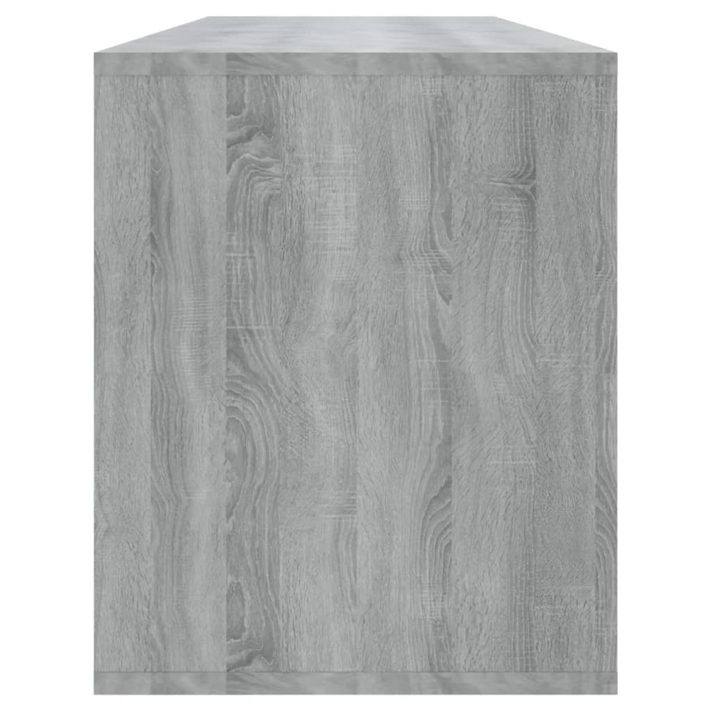 Έπιπλο Τηλεόρασης Γκρι Sonoma 130x35x50 εκ. από Μοριοσανίδα