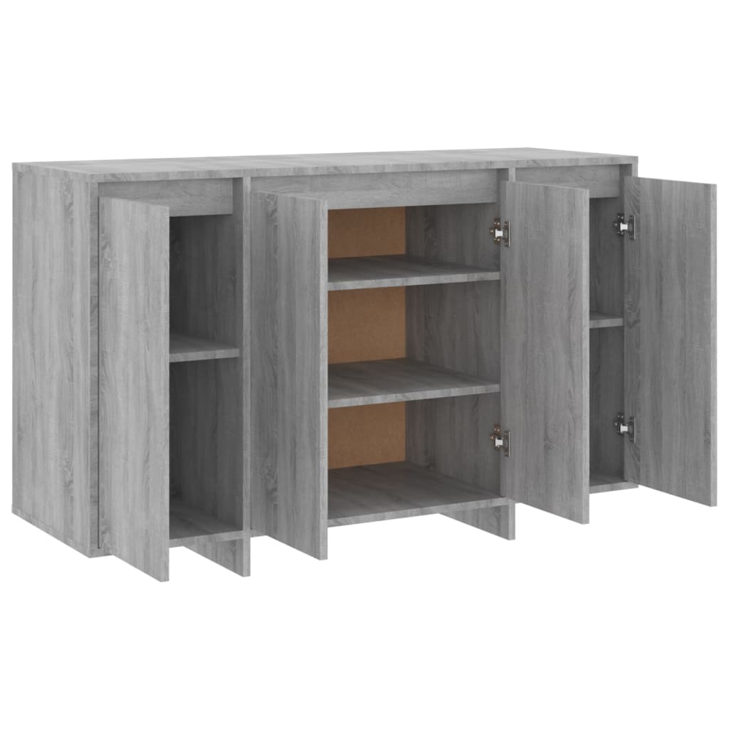 Μπουφές Γκρι Sonoma 120 x 41 x 75 εκ από Μοριοσανίδα