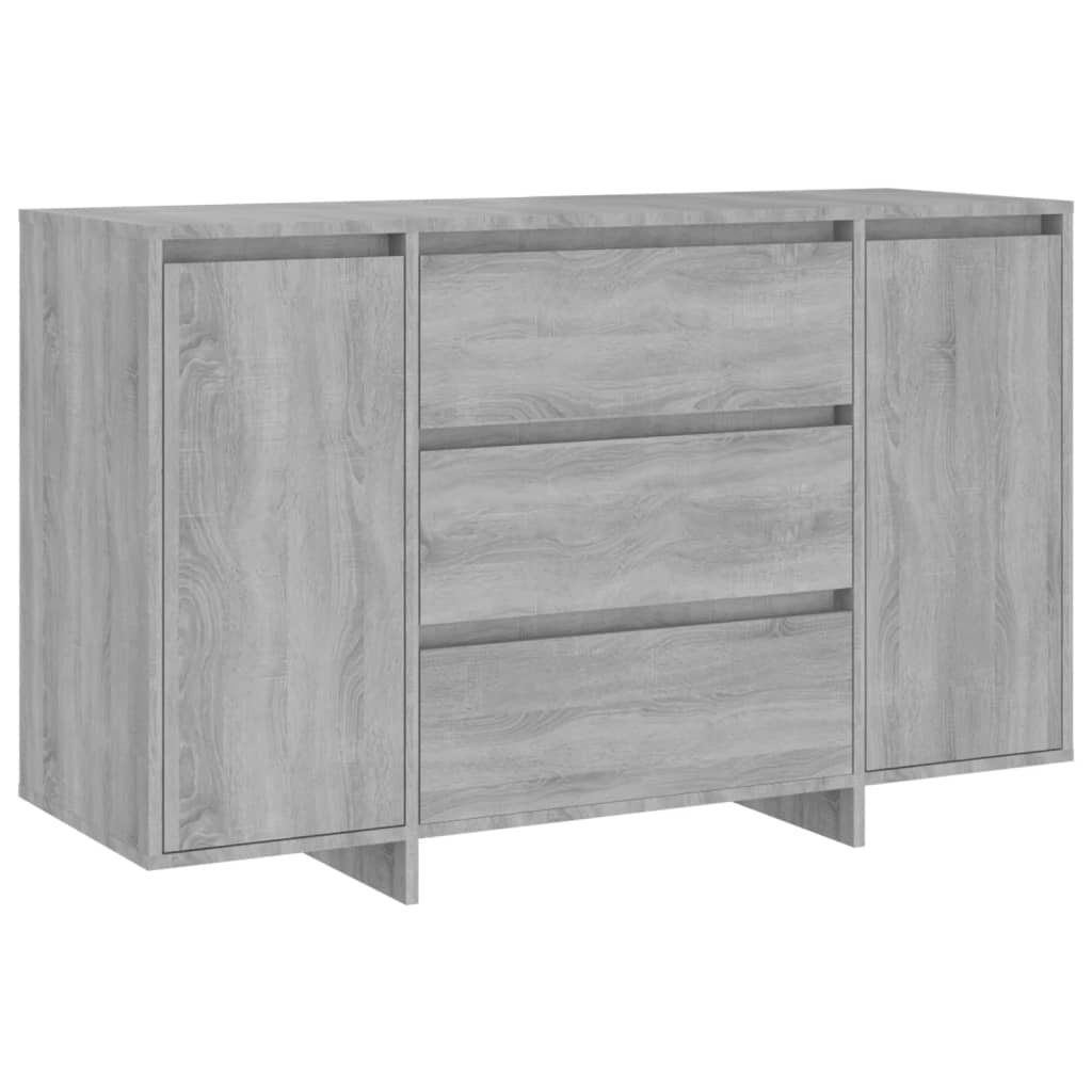Συρταριέρα με 3 Συρτάρια Γκρι Sonoma 120x41x75εκ από Επεξ. Ξύλο