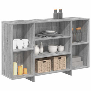 Ντουλάπι Γκρι Sonoma 120x30x75 εκ. από Επεξεργ. Ξύλο