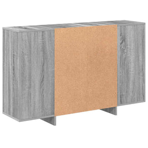 Ντουλάπι Γκρι Sonoma 120x30x75 εκ. από Επεξεργ. Ξύλο