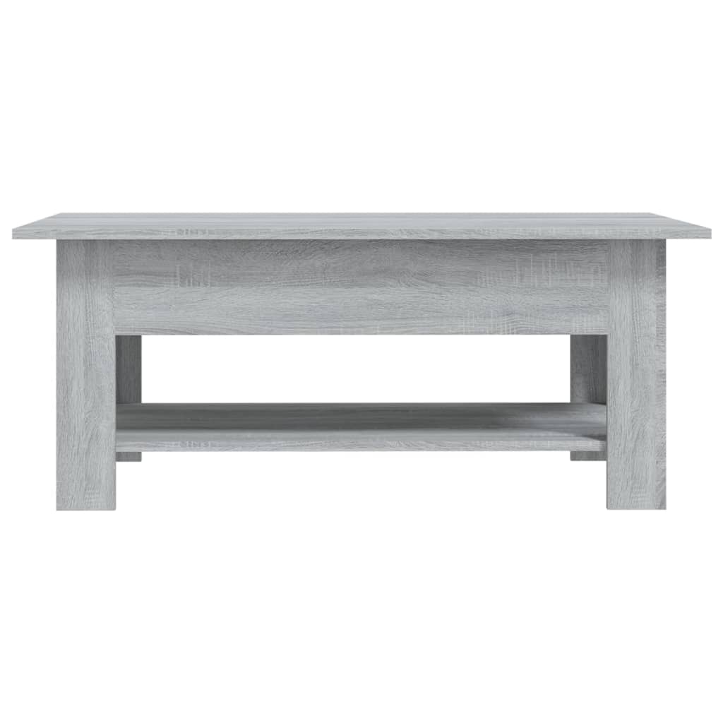 Τραπεζάκι Σαλονιού Γκρι Sonoma 102x55x42 εκ. Επεξεργασμένο Ξύλο - Pakobazaar