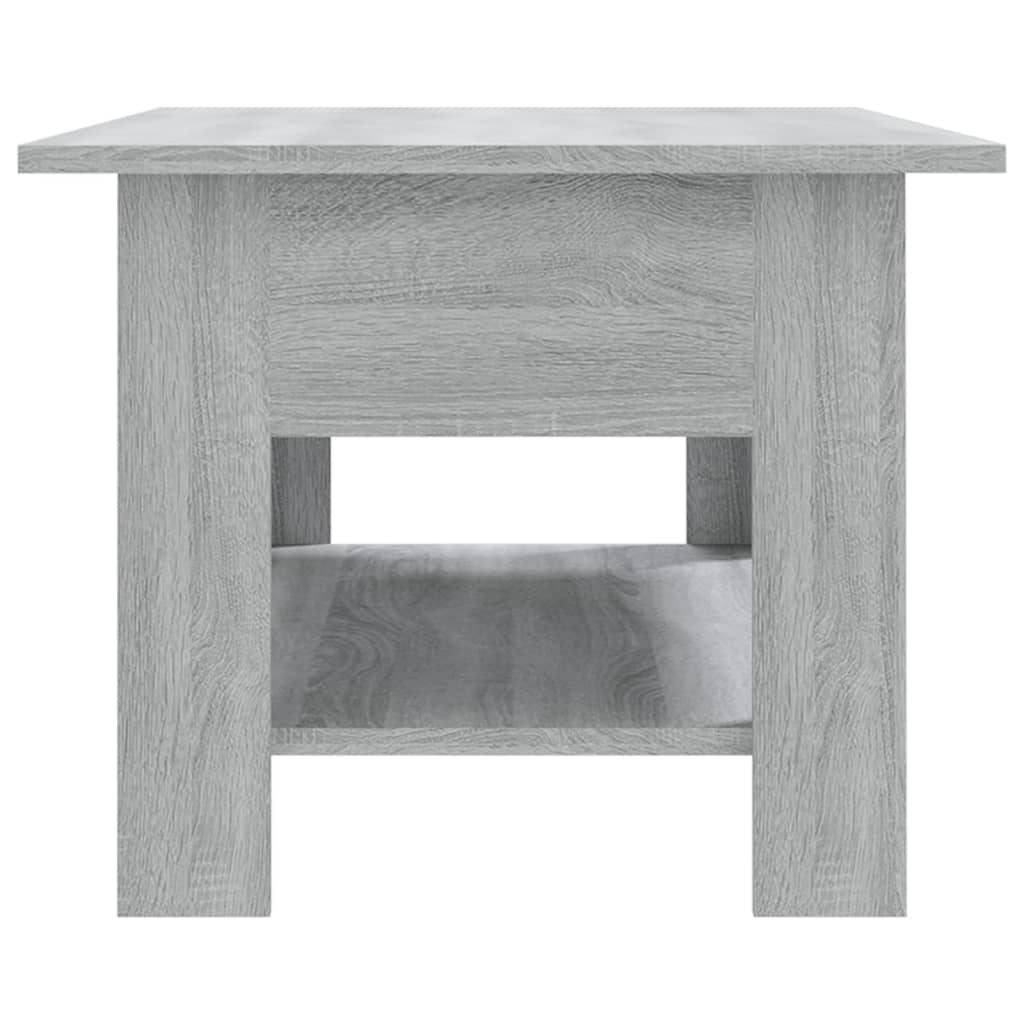 Τραπεζάκι Σαλονιού Γκρι Sonoma 102x55x42 εκ. Επεξεργασμένο Ξύλο - Pakobazaar