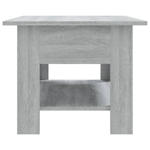 Τραπεζάκι Σαλονιού Γκρι Sonoma 102x55x42 εκ. Επεξεργασμένο Ξύλο - Pakobazaar