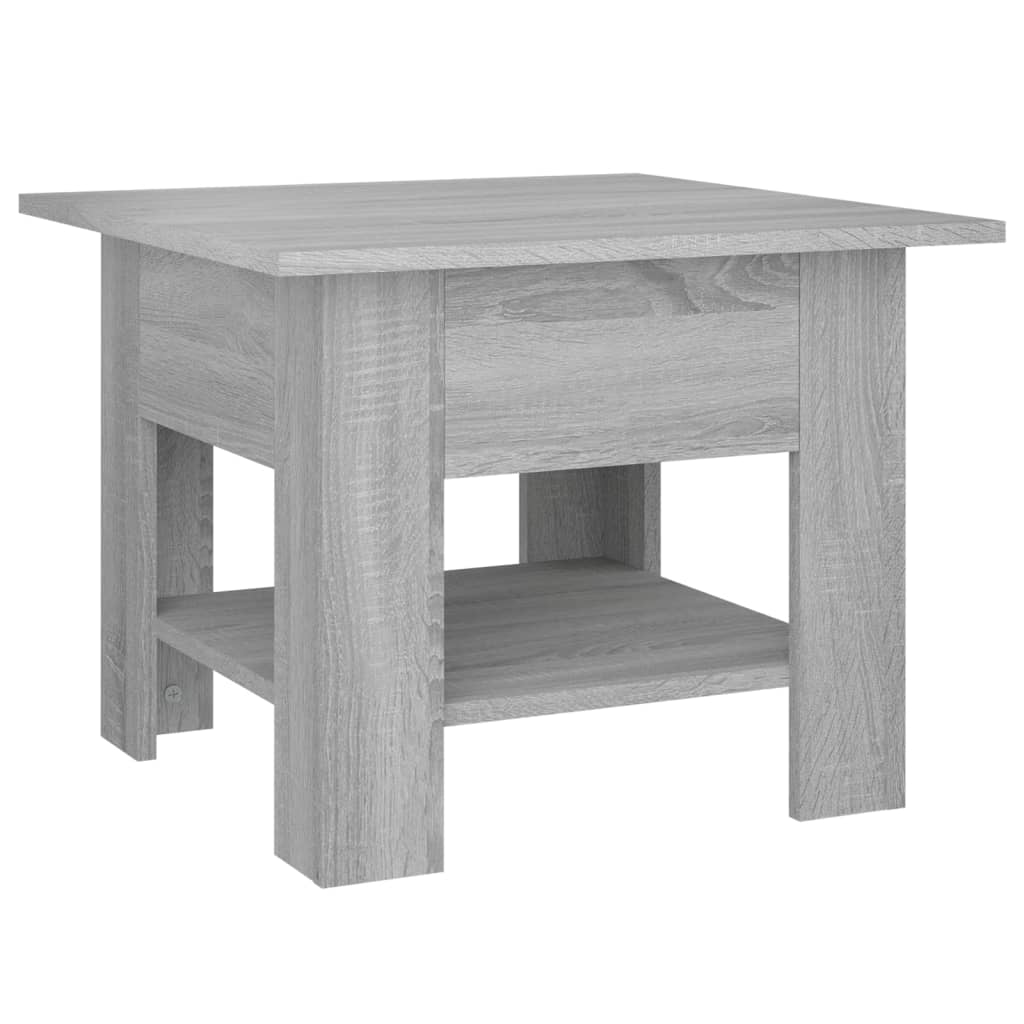 Τραπεζάκι Σαλονιού Γκρι Sonoma 55 x 55 x 42 εκ. Μοριοσανίδα