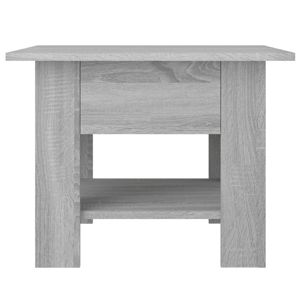 Τραπεζάκι Σαλονιού Γκρι Sonoma 55 x 55 x 42 εκ. Μοριοσανίδα