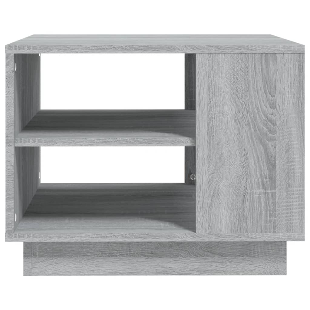 Τραπεζάκι Σαλονιού Γκρι Sonoma 55x55x43 εκ. Επεξεργασμένο Ξύλο
