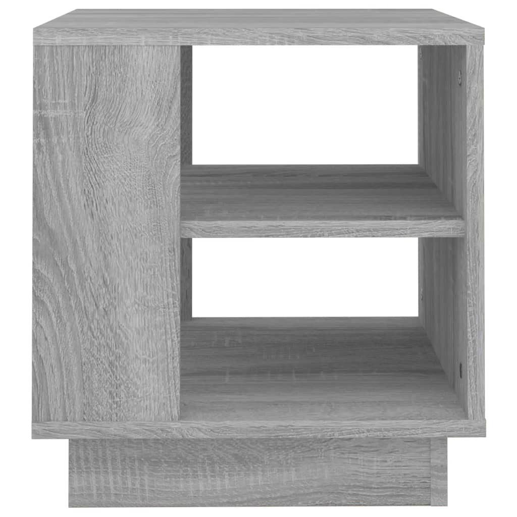 Τραπεζάκι Σαλονιού Γκρι Sonoma 40x40x43 εκ. Επεξεργασμένο Ξύλο
