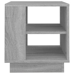 Τραπεζάκι Σαλονιού Γκρι Sonoma 40x40x43 εκ. Επεξεργασμένο Ξύλο