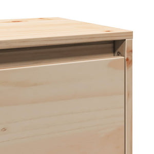 Ντουλάπια Τοίχου 2 τεμ. 100 x 30 x 35 εκ. από Μασίφ Ξύλο Πεύκου - Pakobazaar