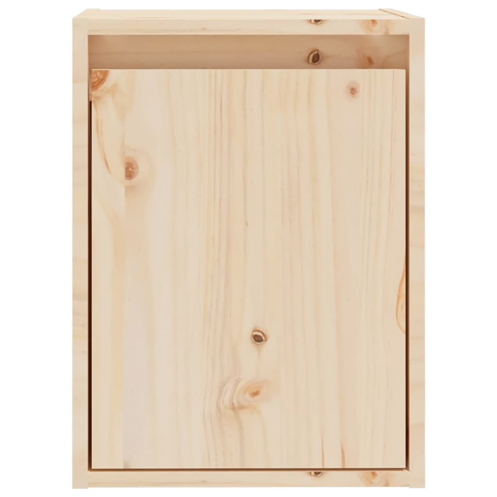 Ντουλάπια Τοίχου 2 τεμ. 30 x 30 x 40 εκ. από Μασίφ Ξύλο Πεύκου