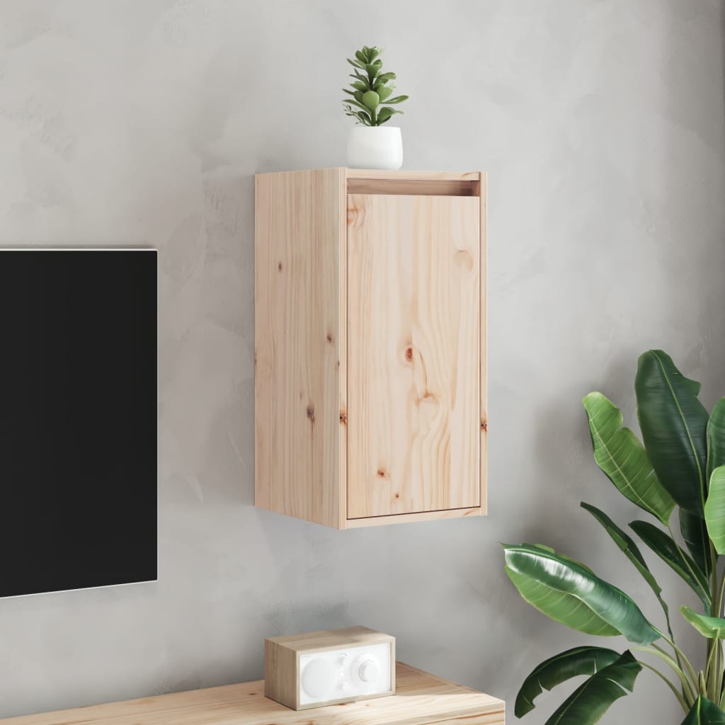 Ντουλάπια Τοίχου 2 τεμ. 30 x 30 x 60 εκ από Μασίφ Ξύλο Πεύκου - Pakobazaar