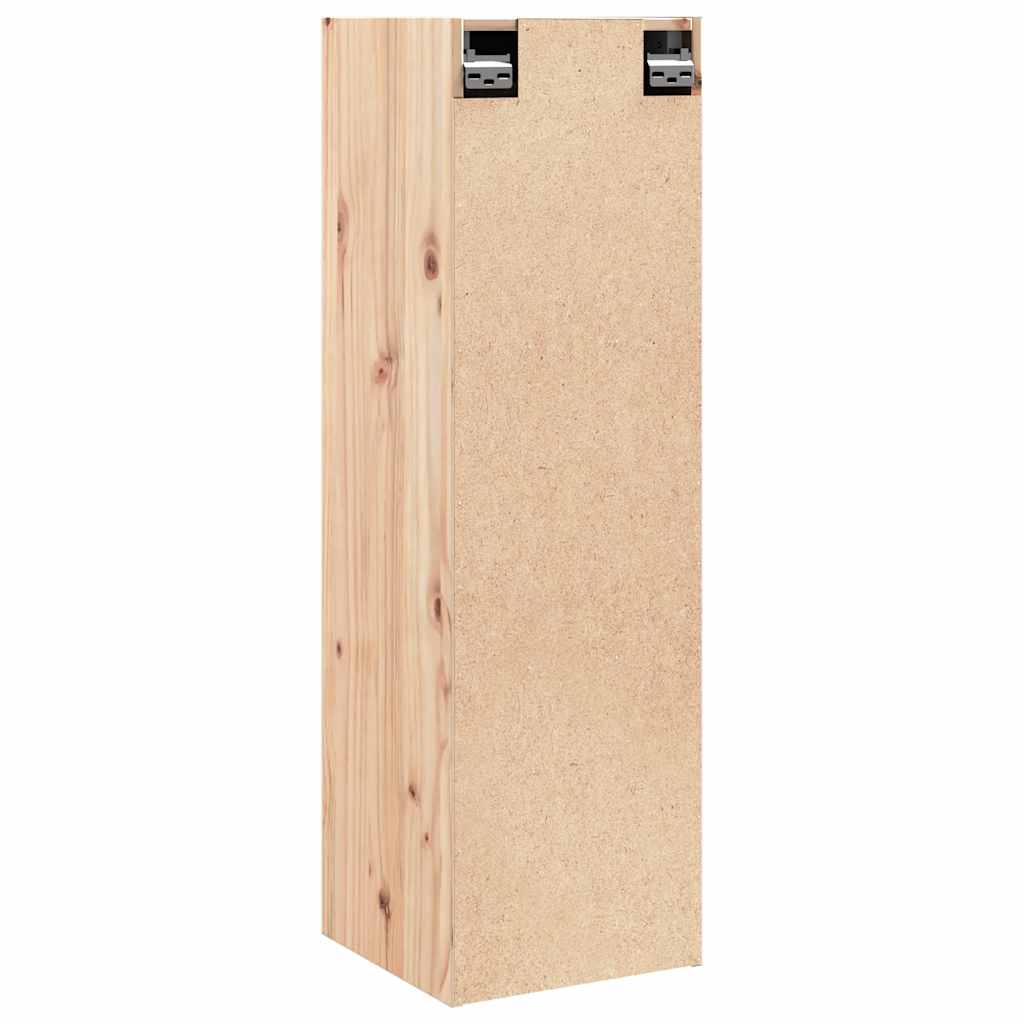 Ντουλάπια Τοίχου 2 τεμ. 30 x 30 x 100 εκ. από Μασίφ Ξύλο Πεύκου