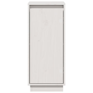 Ντουλάπια 2 τεμ. Λευκά 31,5 x 34 x 75 εκ. από Μασίφ Ξύλο Πεύκου