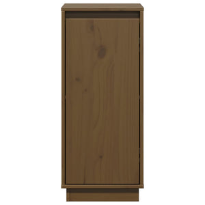 Ντουλάπια 2 τεμ. Καφέ Μελί 31,5x34x75 εκ. από Μασίφ Ξύλο Πεύκου
