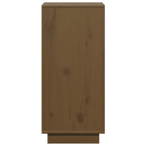 Ντουλάπια 2 τεμ. Καφέ Μελί 31,5x34x75 εκ. από Μασίφ Ξύλο Πεύκου