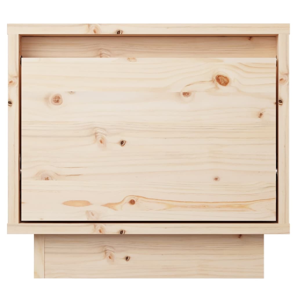 Κομοδίνα 2 τεμ. 35 x 34 x 32 εκ. από Μασίφ Ξύλο Πεύκου