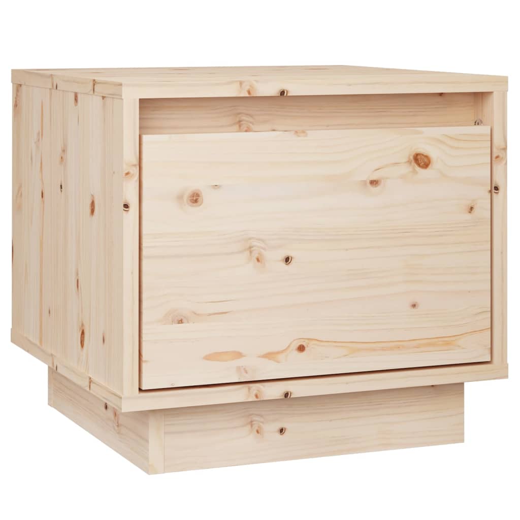 Κομοδίνα 2 τεμ. 35 x 34 x 32 εκ. από Μασίφ Ξύλο Πεύκου