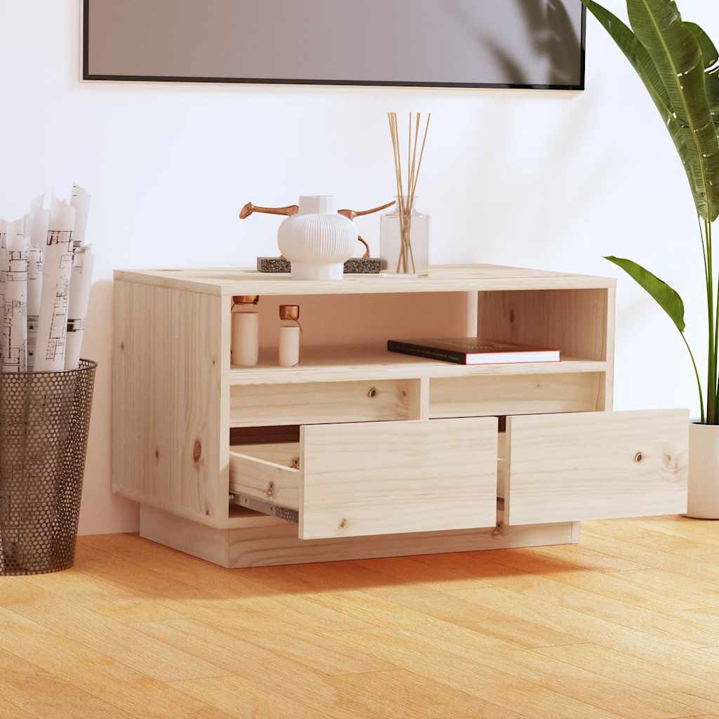 Έπιπλο Τηλεόρασης 60 x 35 x 37 εκ. από Μασίφ Ξύλο Πεύκου