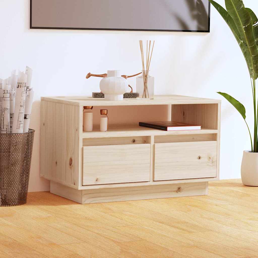 Έπιπλο Τηλεόρασης 60 x 35 x 37 εκ. από Μασίφ Ξύλο Πεύκου