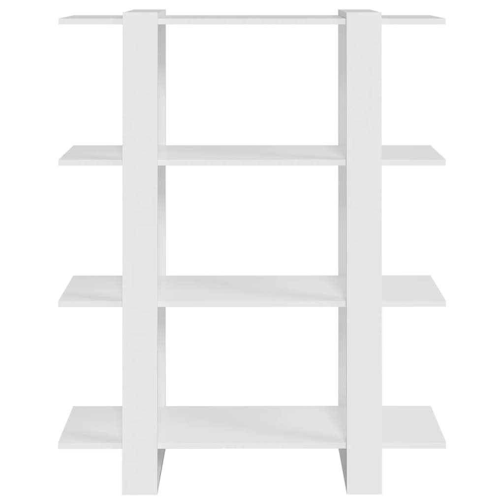Βιβλιοθήκη/Διαχωριστικό Χώρου Λευκό 100 x 30 x 123,5 εκ. - Pakobazaar