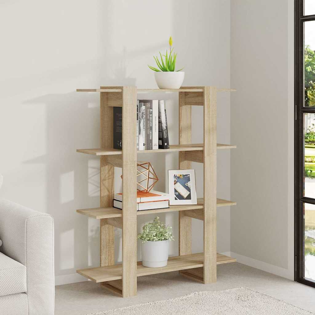 Βιβλιοθήκη/Διαχωριστικό Χώρου Sonoma Δρυς 100 x 30 x 123,5 εκ. - Pakobazaar