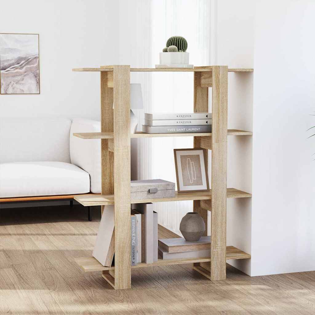 Βιβλιοθήκη/Διαχωριστικό Χώρου Sonoma Δρυς 100 x 30 x 123,5 εκ. - Pakobazaar