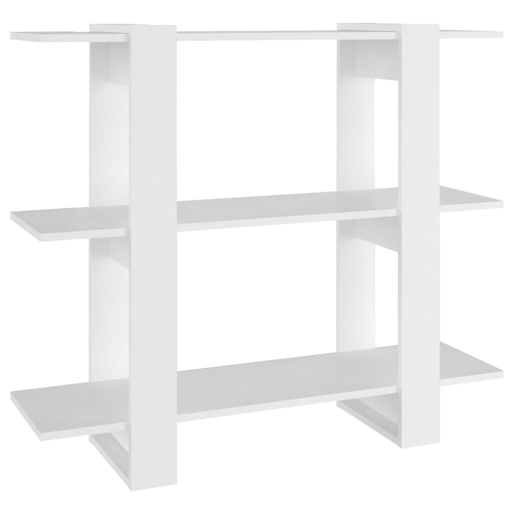 Βιβλιοθήκη/Διαχωριστικό Χώρου Λευκό 100 x 30 x 87 εκ.