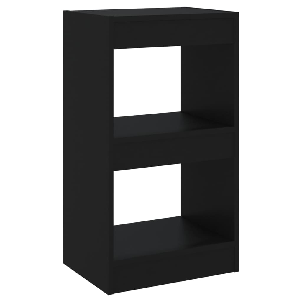 Βιβλιοθήκη/Διαχωριστικό Χώρου Μαύρο 40 x 30 x 72 εκ. - Pakobazaar